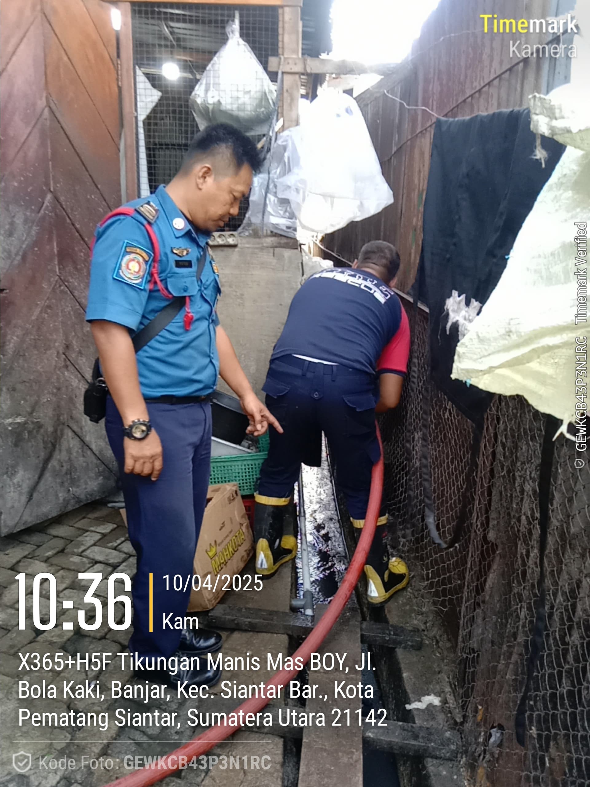 giat LIBAS (Lihat Sumbat Gas) yang beralamat di  Jl. Bola Kaki