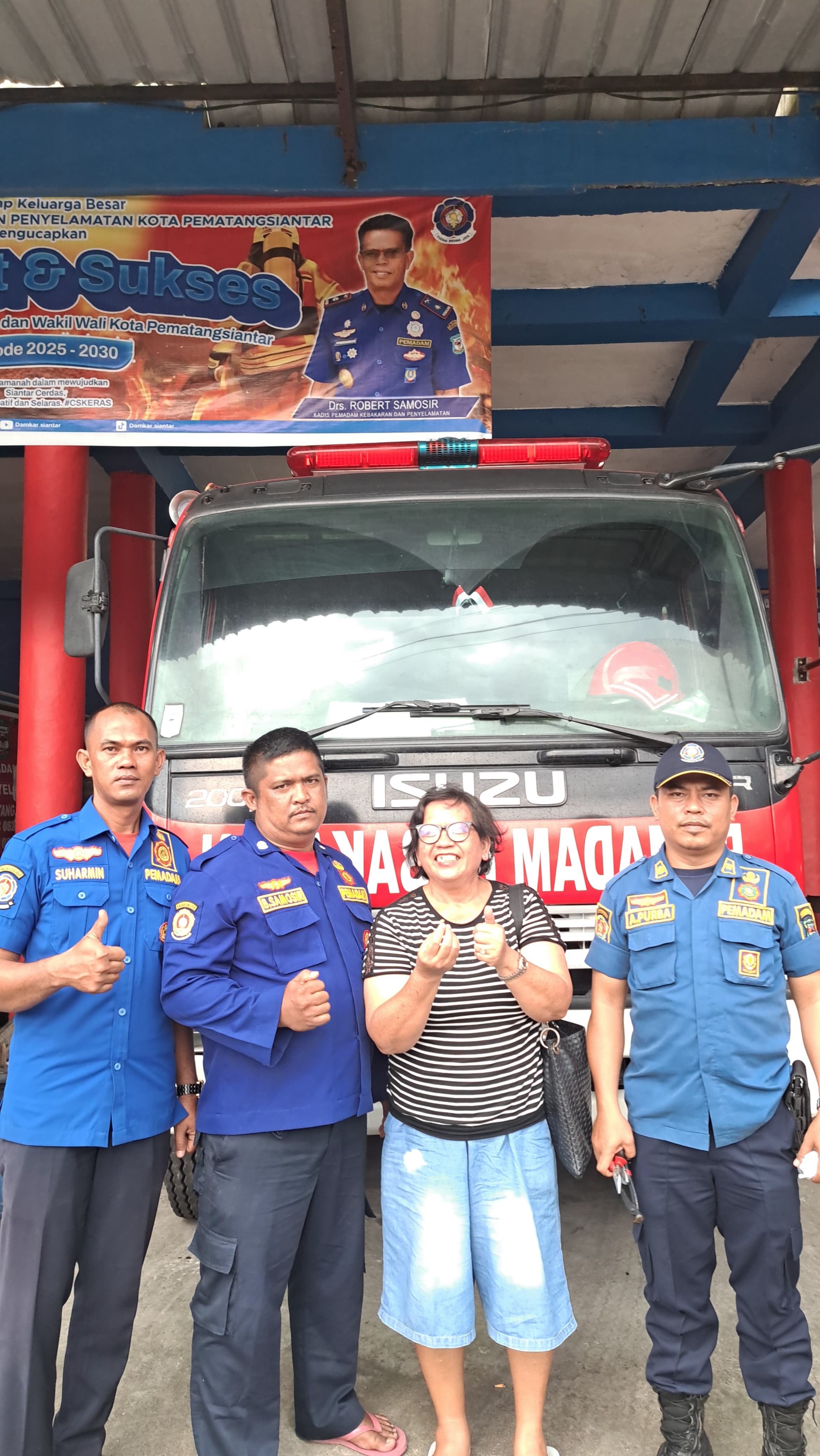 pelepasan Anting dari Telinga seorang warga yang beralamat tempat tinggal di  Jl. Mangga