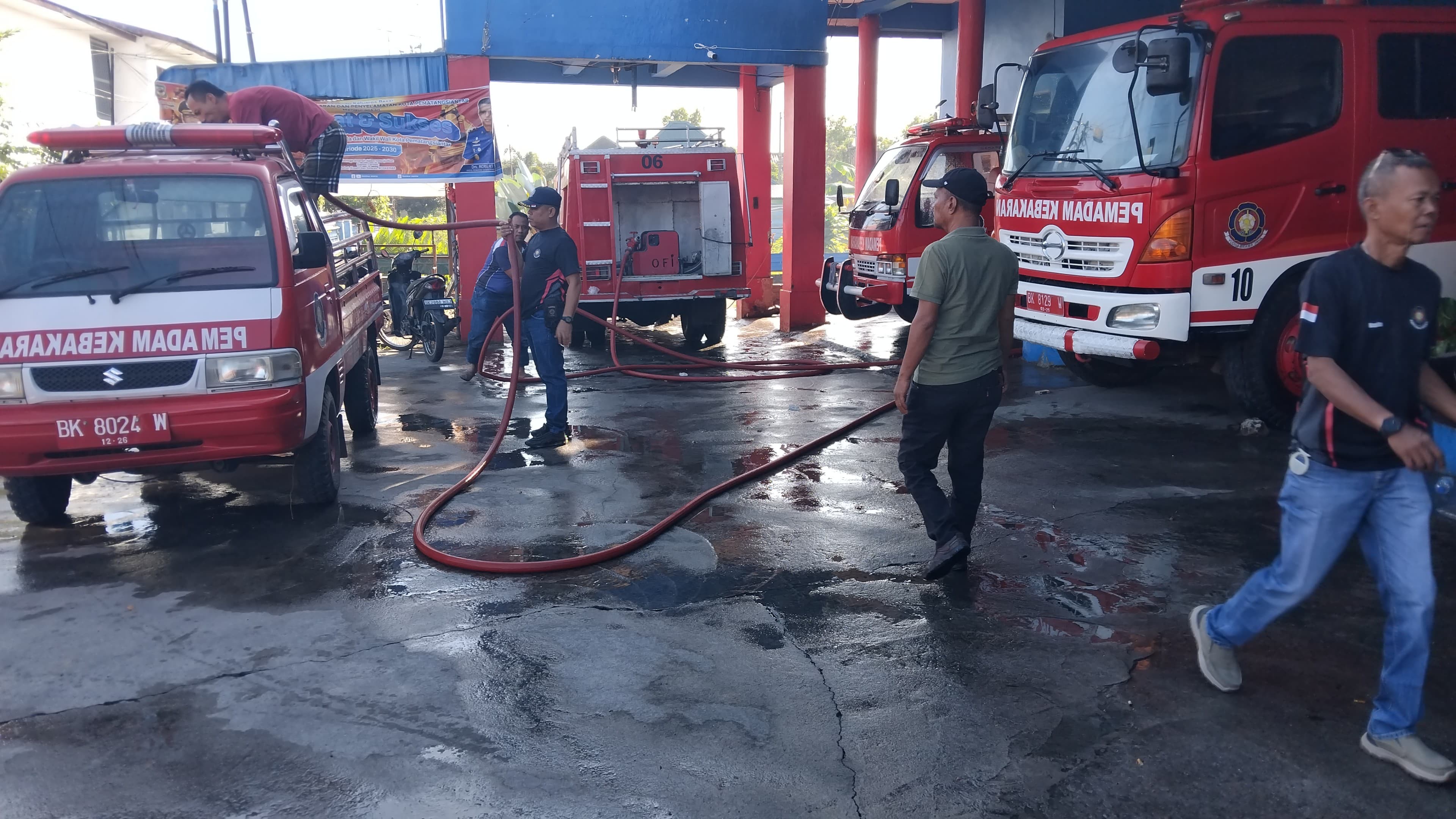 kegiatan korve yang bertujuan untuk menumbuhkan kebersamaan dalam hal kepedulian menjaga lingkungan 