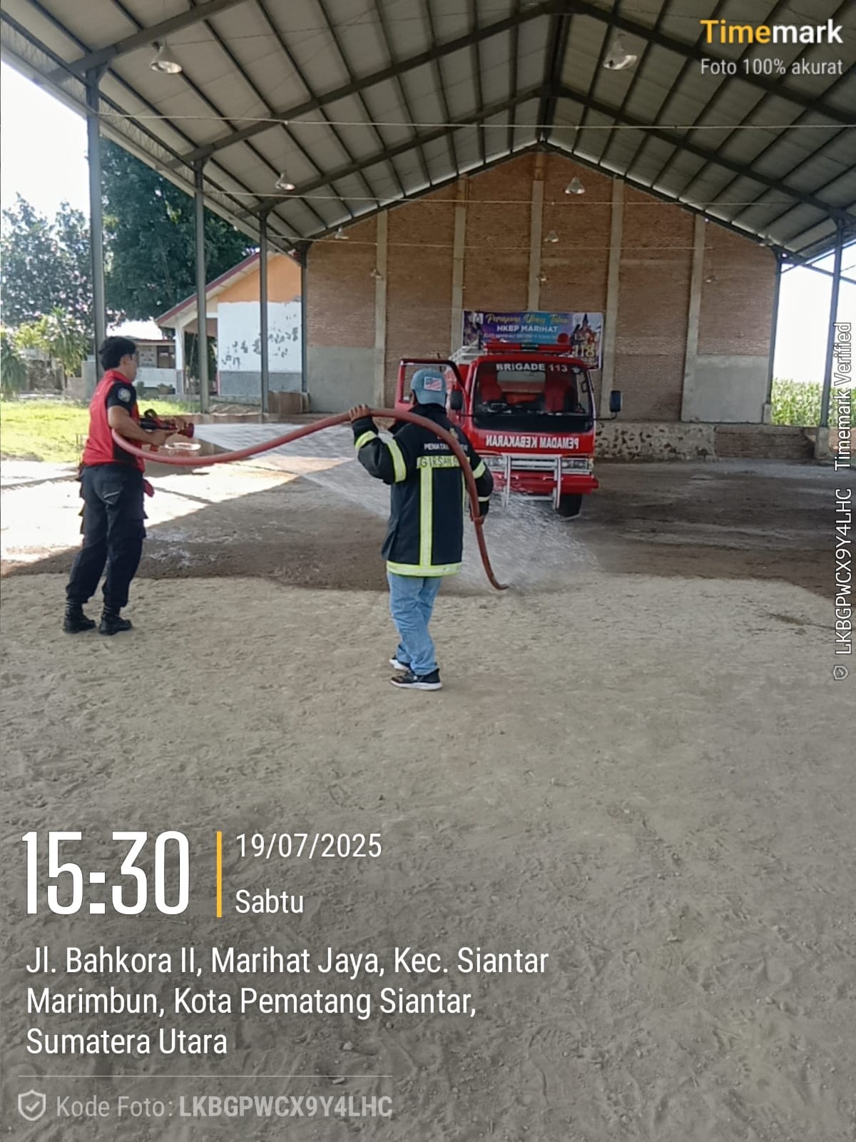 LIBAS (LIhat sumBAt gaS) di  Jl. Bahkora II