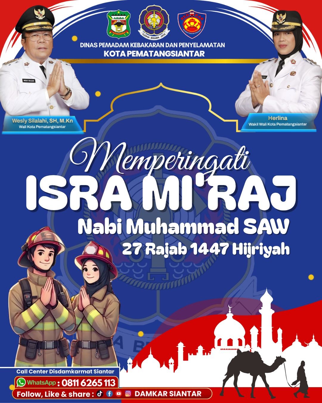 Selamat Memperingati Isra Miraj Nabi Muhammad SAW - 27 Rajab 1446 H Tahun 2026.