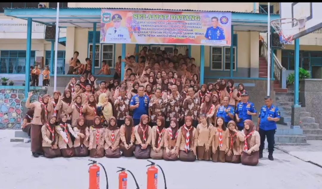 Dinas Pemadam Kebakaran dan Penyelamatan Melaksanakan Sosialisasi,Simulasi dan Edukasi 